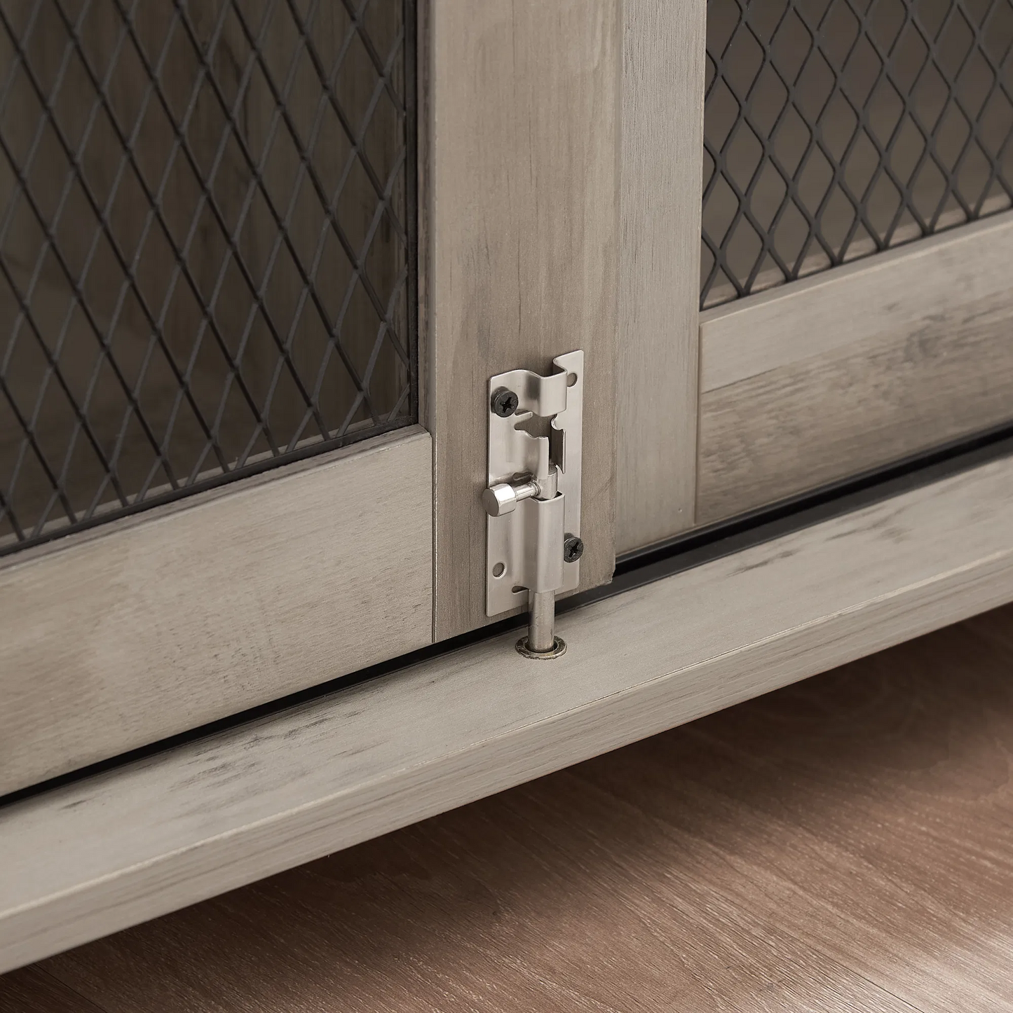 Furniture Dog Crate with Sliding Barn Door