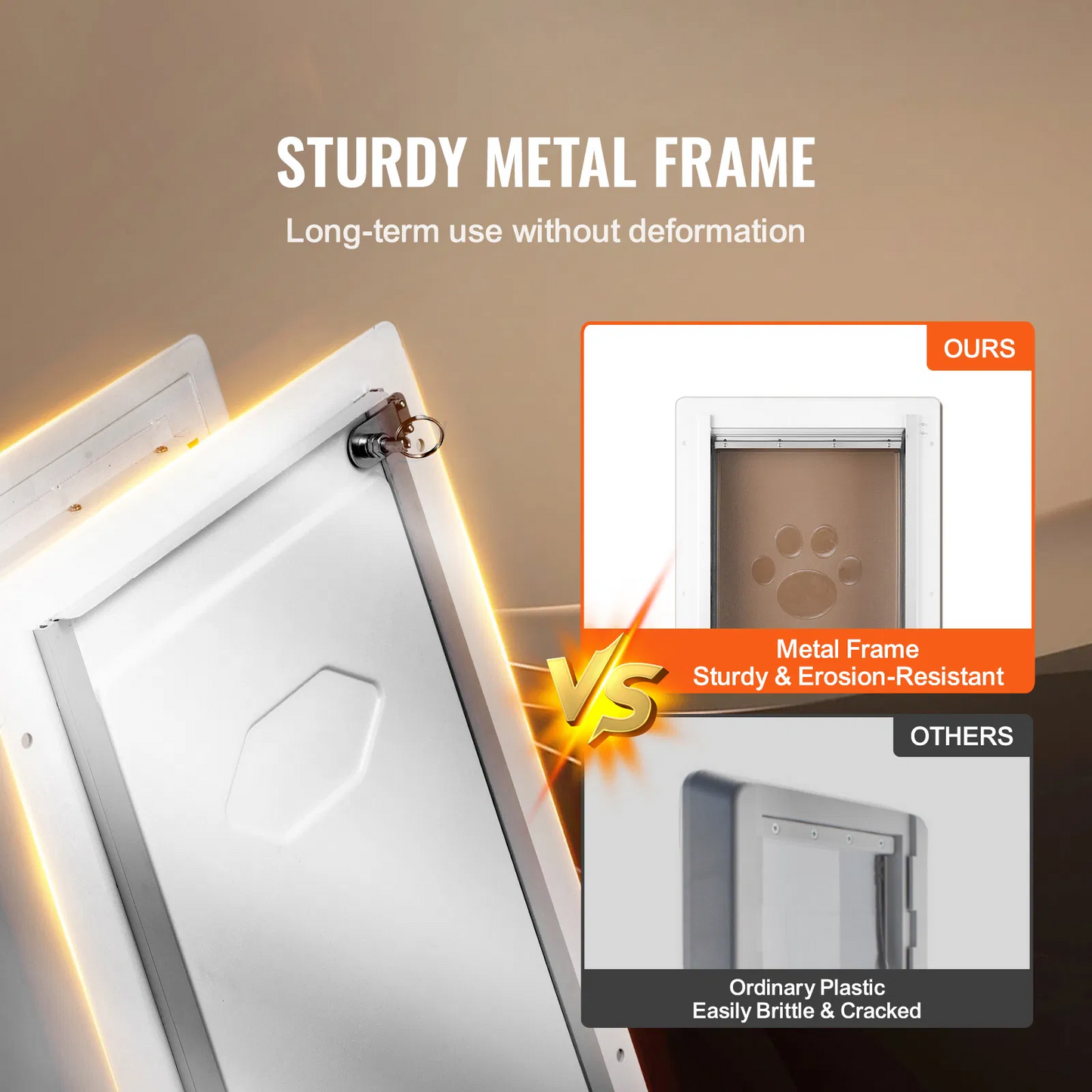 Thru-Wall Doggie Doors with Lock