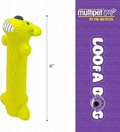 Loofa Latex Dog Chew Toy