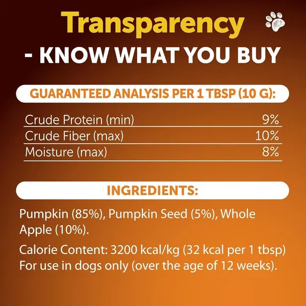 Pumpkin Powder Digestive Supplements for Dogs