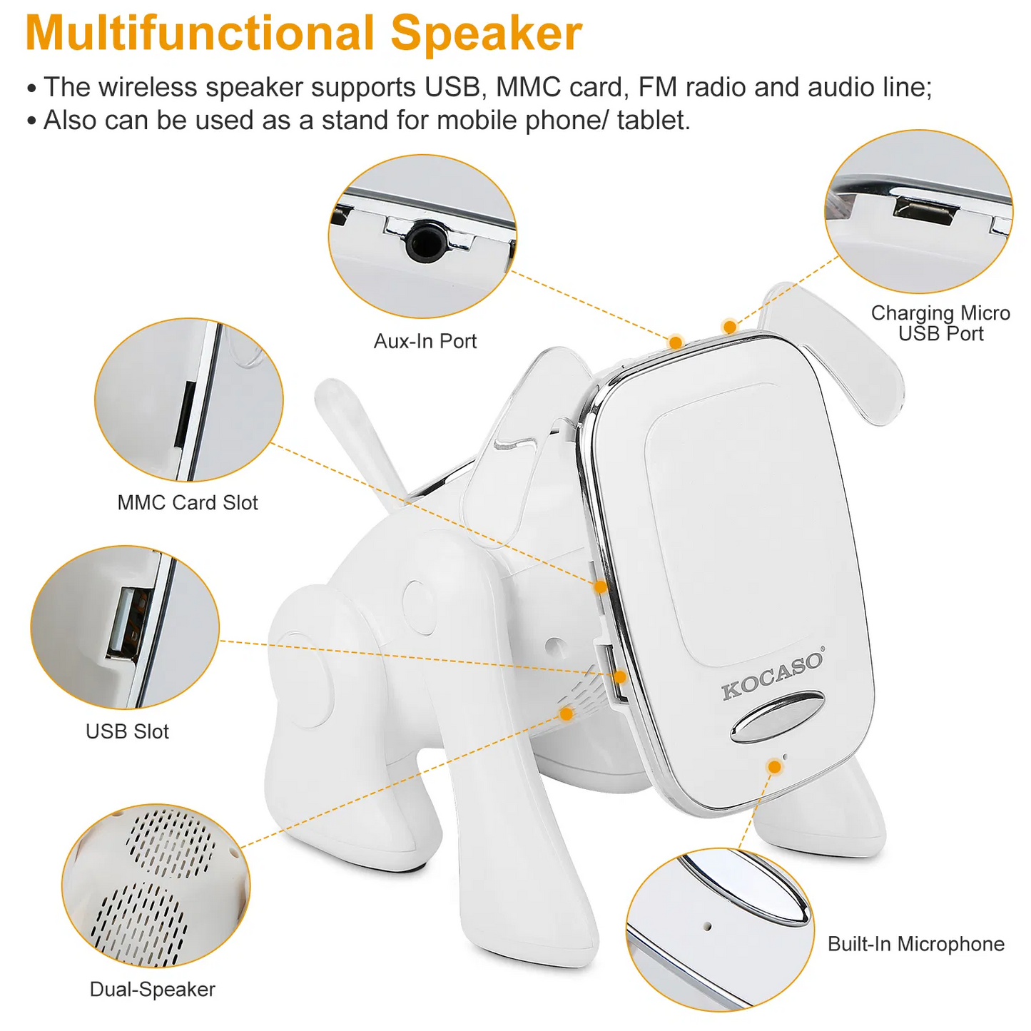 Portable Dog Wireless Speaker