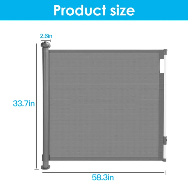 Extra Wide Retractable Gate Door