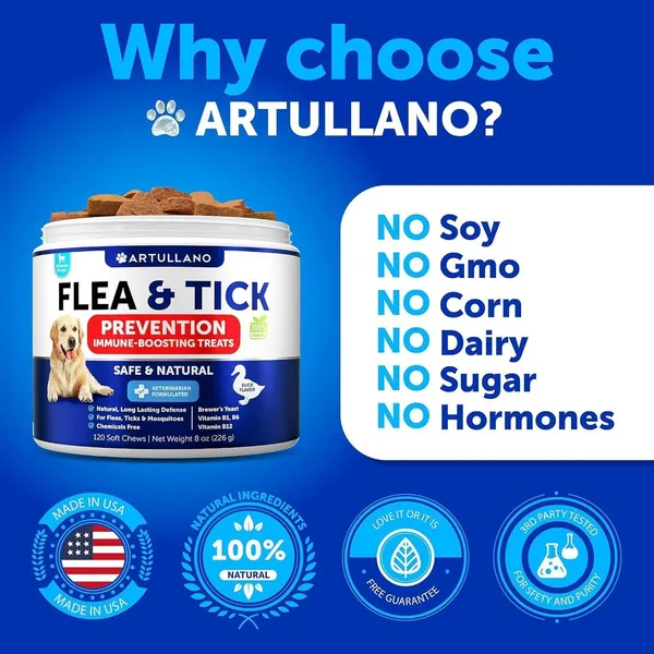 Flea and Tick Prevention Supplements for Dogs