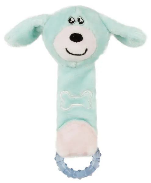Squeaky Crinkle Plush Dental Toy