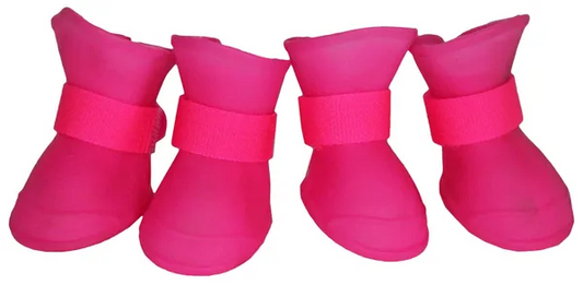 Protective All-Terrain Rubberized Dog Shoes