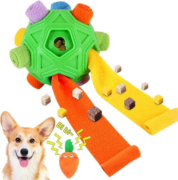 Interactive Snuffle Ball Dog Treat Dispenser