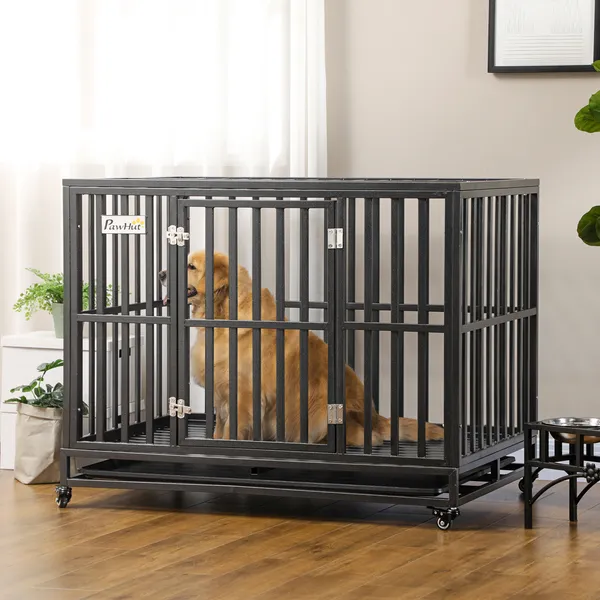 Heavy Duty Mobility Dog Crate