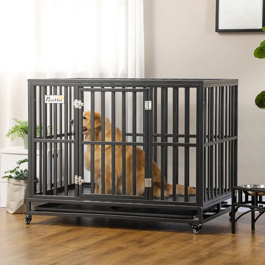 Heavy Duty Mobility Dog Crate