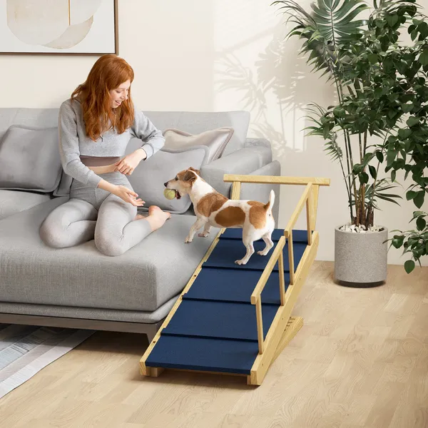 Foldable Adjustable Height Dog Ramp