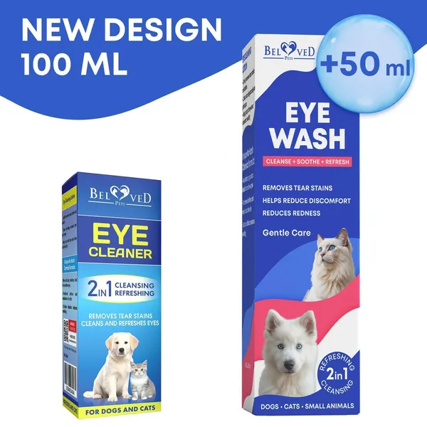 Wash and Tear Stain Eye Care for Dogs