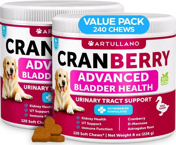 Cranberry Urinary Tract Supplements for Dogs