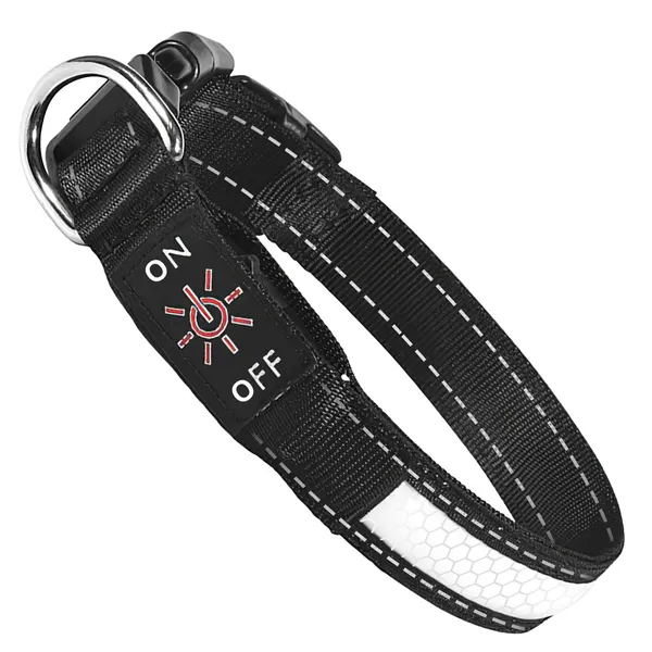 Waterproof LED Flat Dog Collar