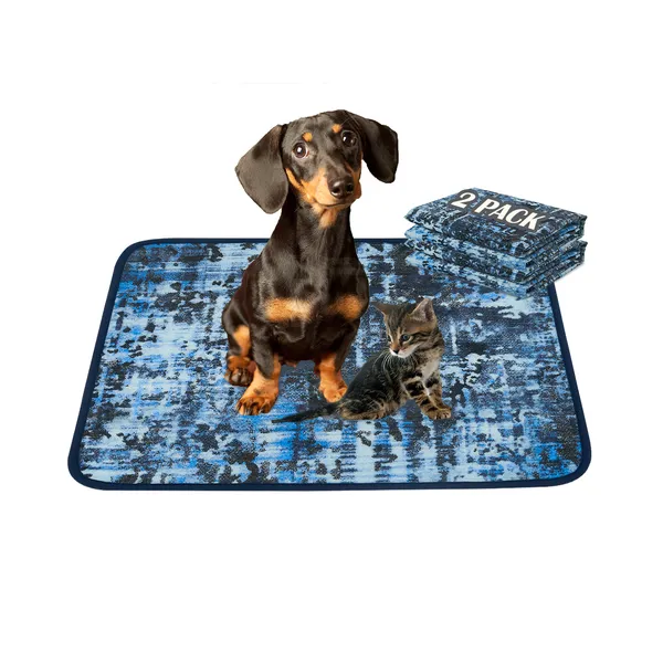 Washable dog pee pads with non-slip bottom and fast absorption for training and home protection