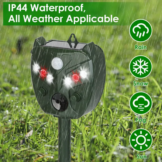 Solar Ultrasonic Pest Repeller For Pets