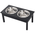Elevated Dog Bowls with 2 Stainless Steel Pet Bowls