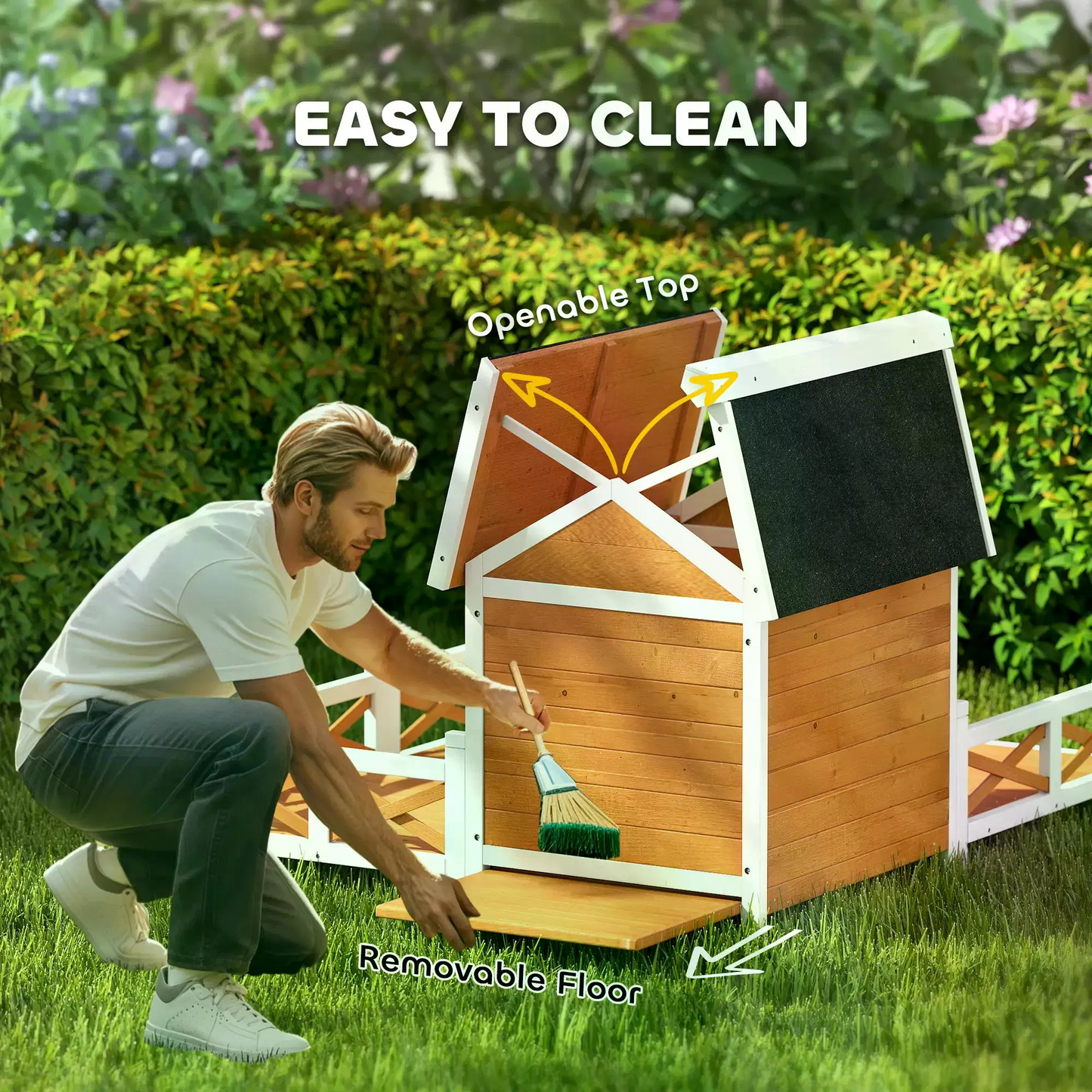 Fenced Dog House