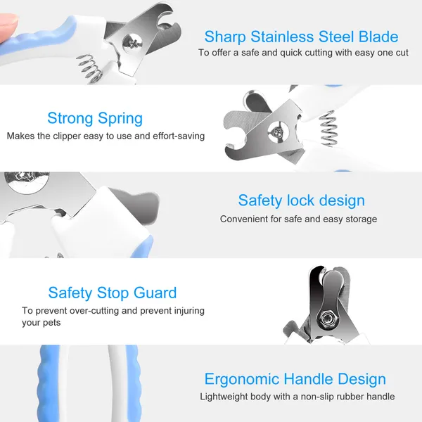 Large Stainless Steel Nail Clippers for Dogs