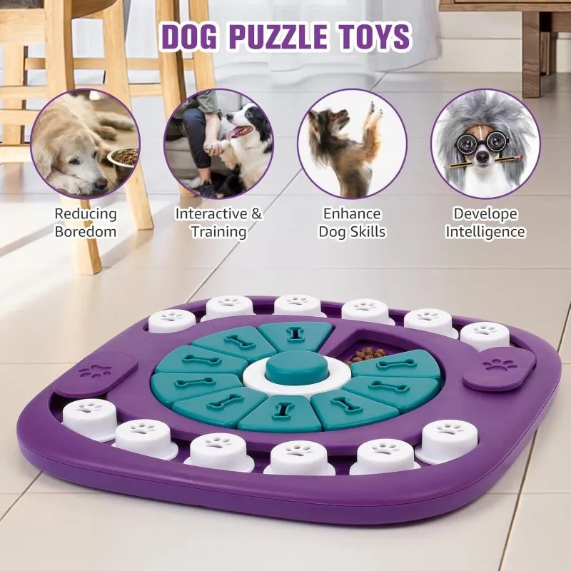Interactive Slow Feeder Dog Toy