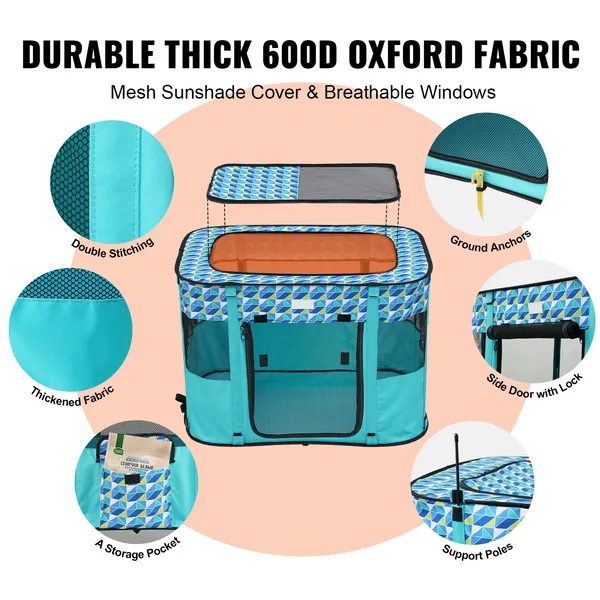 Portable Waterproof Dog Pen