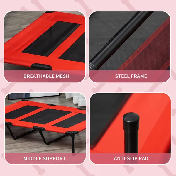 Framed Elevated Folding Dog Bed