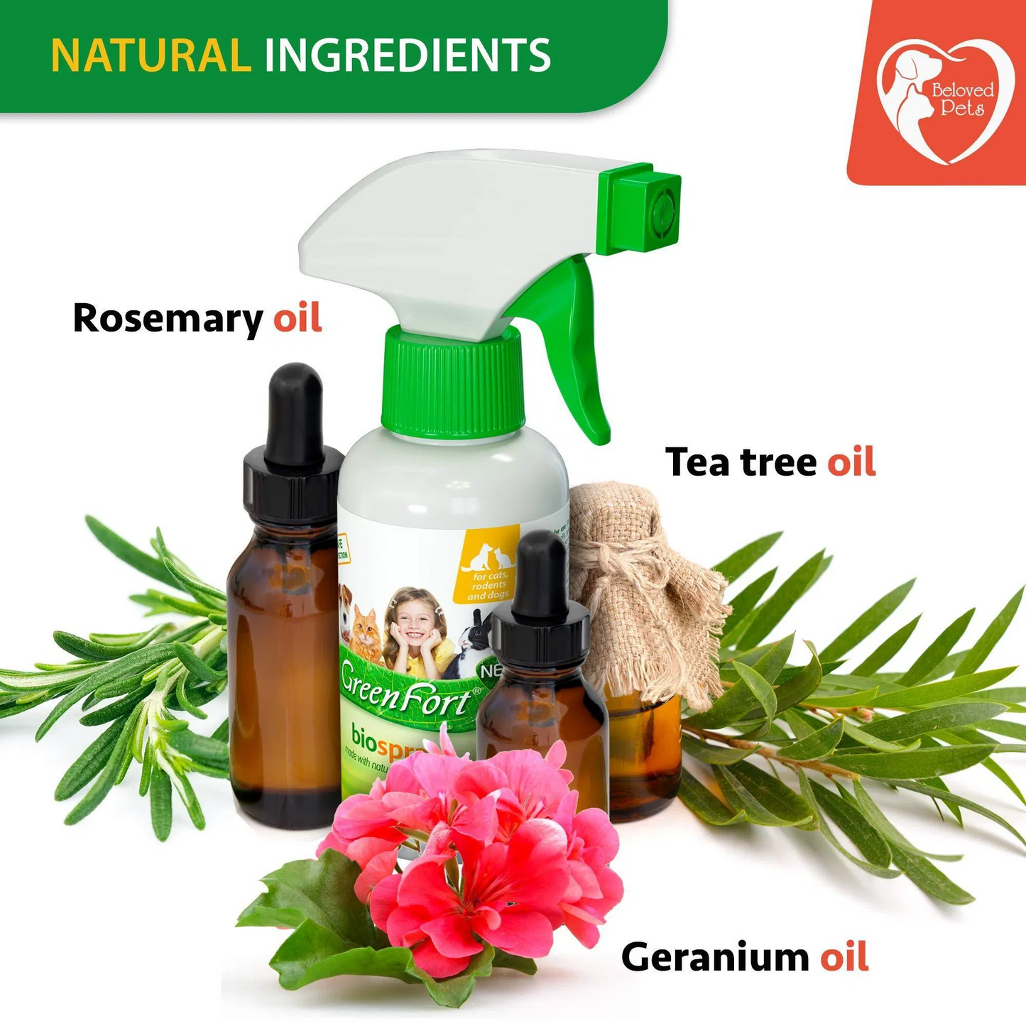 Natural Flea and Tick Sprays