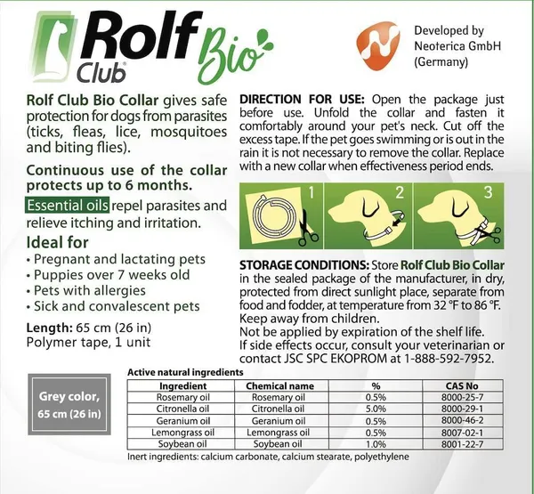 Natural Flea and Tick Collars