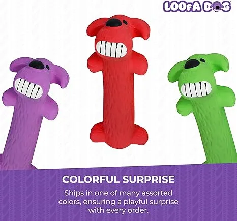 Loofa Latex Dog Chew Toy