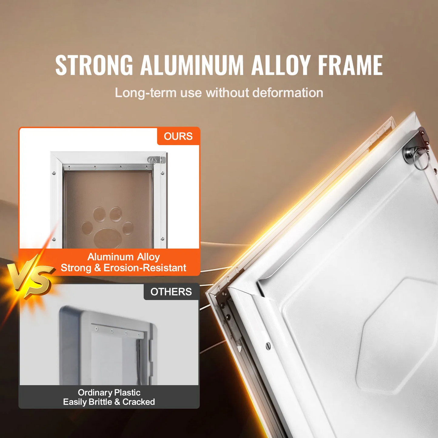 Thru-Door Doggie Doors with Magnetic Flap
