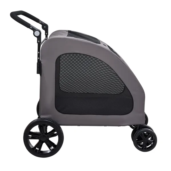 4 Wheel Dog Stroller with Brakes
