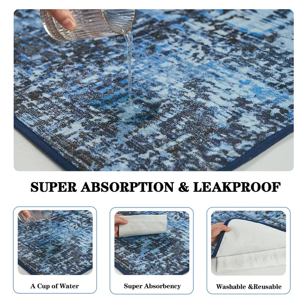 Washable dog pee pads with non-slip bottom and fast absorption for training and home protection