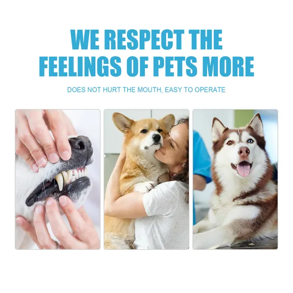 Dog Dental Care Toothpaste tube for pet oral hygiene and plaque removal