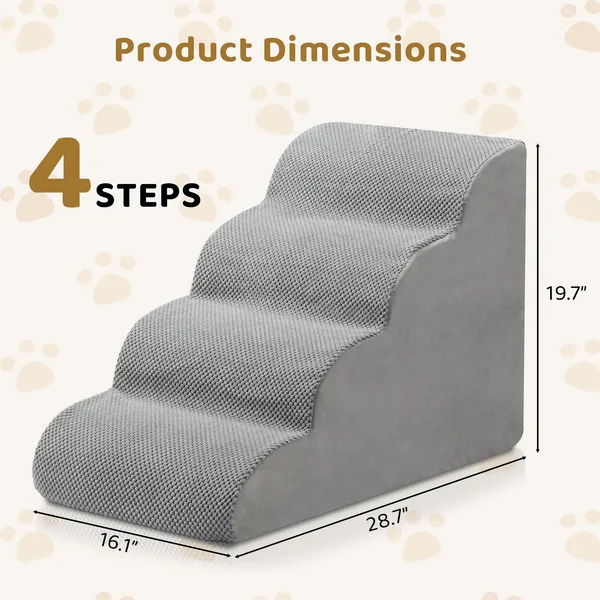 4-Step Dog Stairs