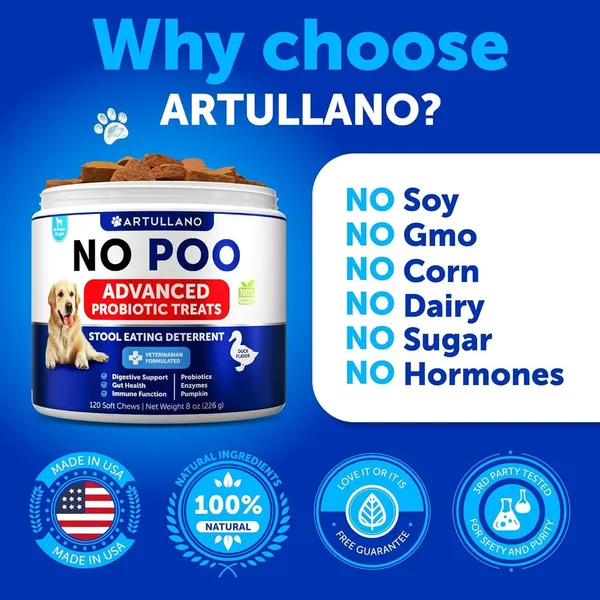No Poo Chews Supplements for Dogs