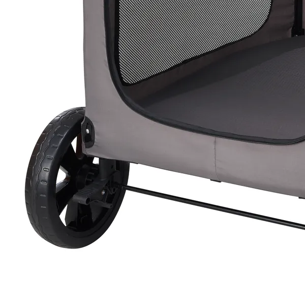4 Wheel Dog Stroller with Brakes
