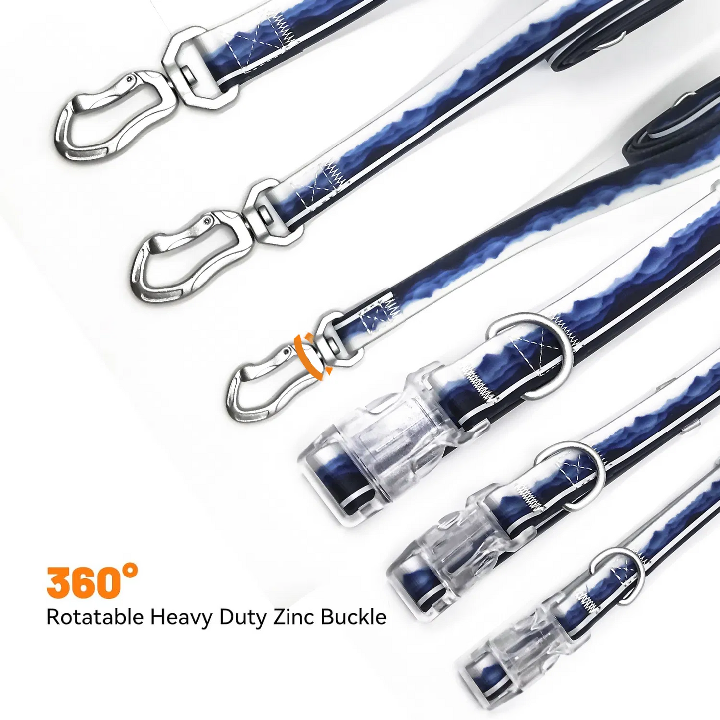 Waterproof Adjustable Reflective Dog Walking Set