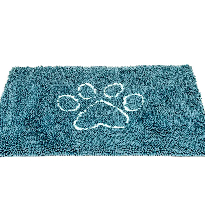 Dog Decor Door Mat with advanced microfiber technology for water and mud absorption