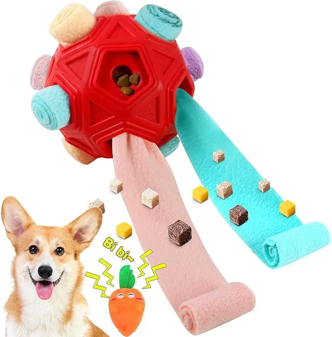 Interactive Snuffle Ball Dog Treat Dispenser