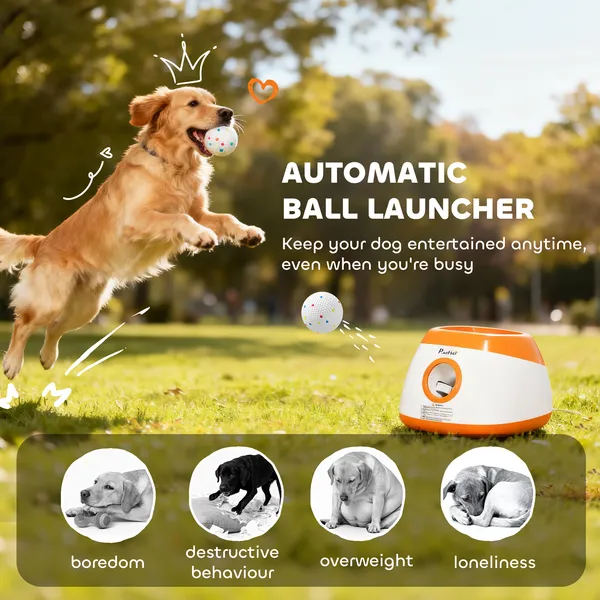 Automatic Dog Fetch Toy Ball Launcher
