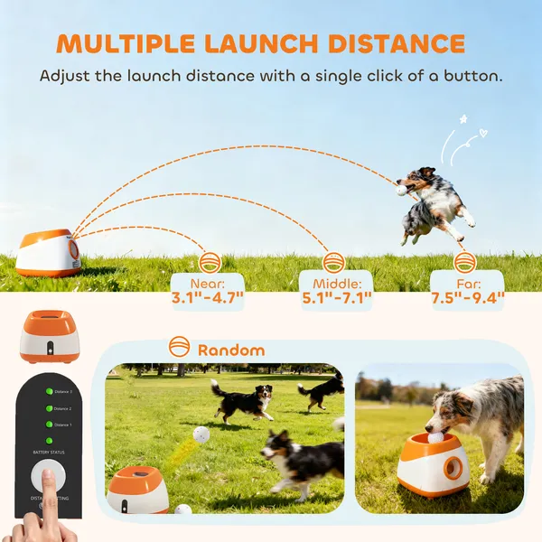Automatic Dog Fetch Toy Ball Launcher
