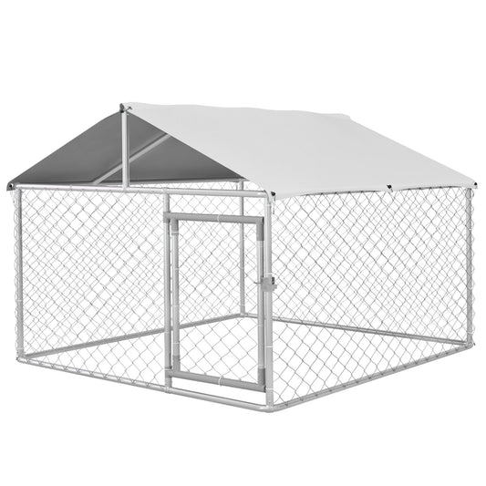 Outdoor Dog Kennel with Waterproof Roof
