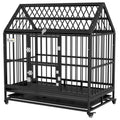 48-Inch Heavy Duty Dog Crate with Double Doors