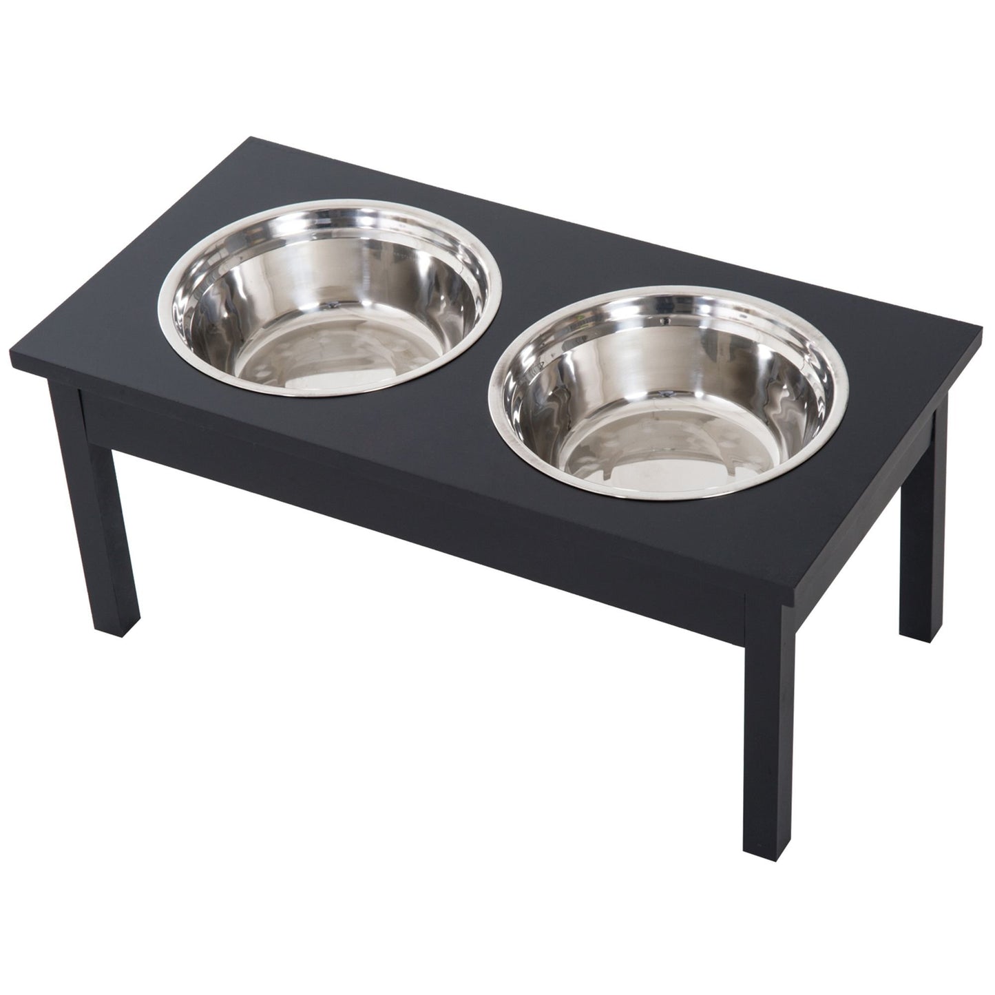 Elevated Dog Bowls with 2 Stainless Steel Pet Bowls