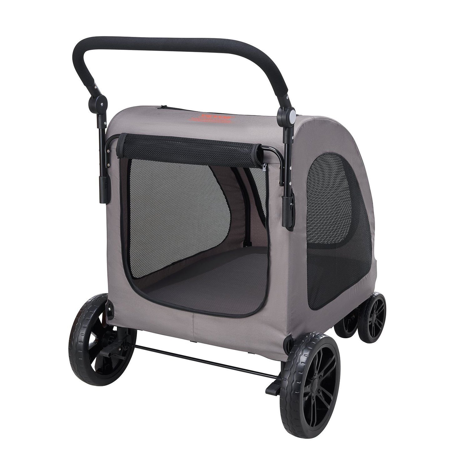 4 Wheel Dog Stroller with Brakes