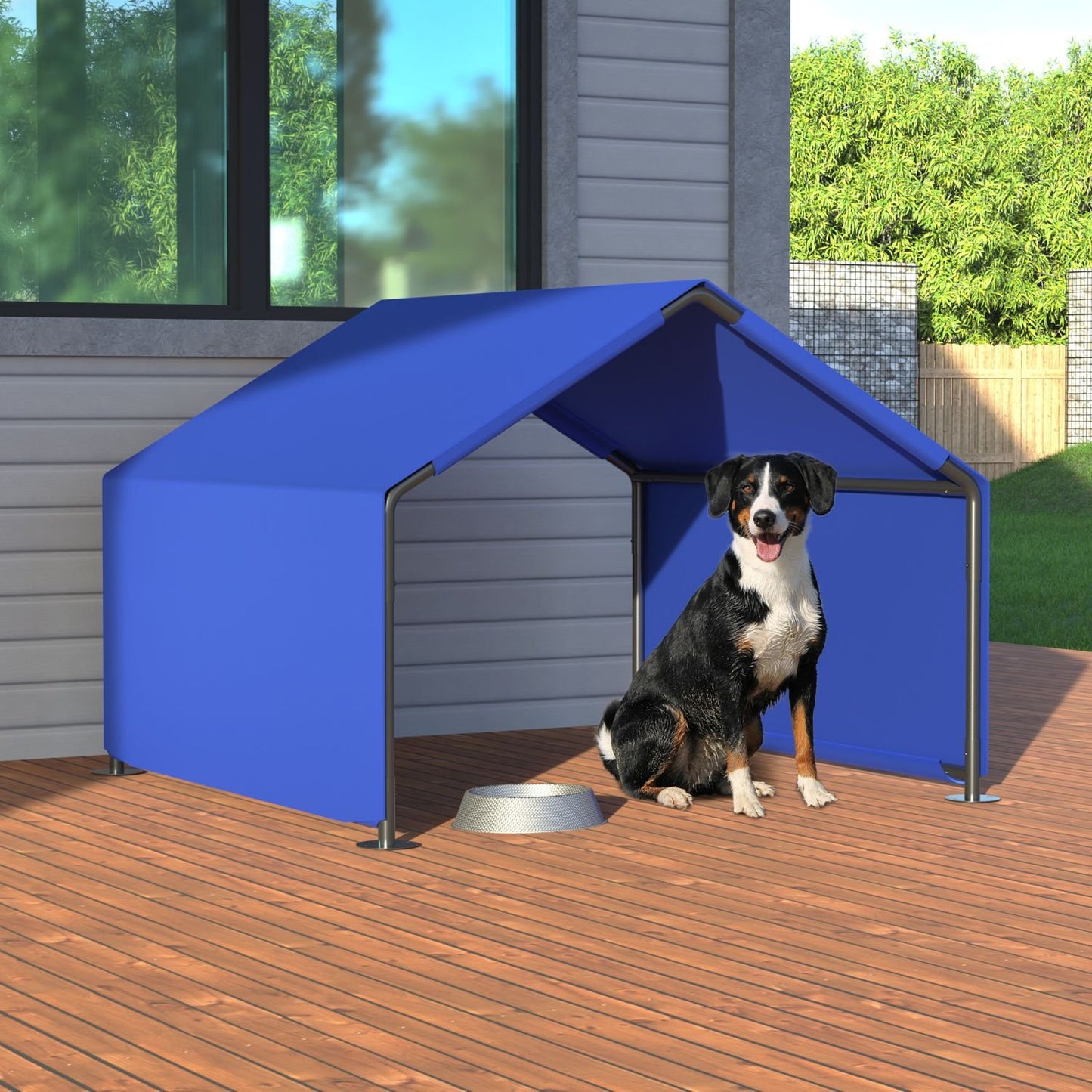 Waterproof Dog Tents with Sun Protection - Blue