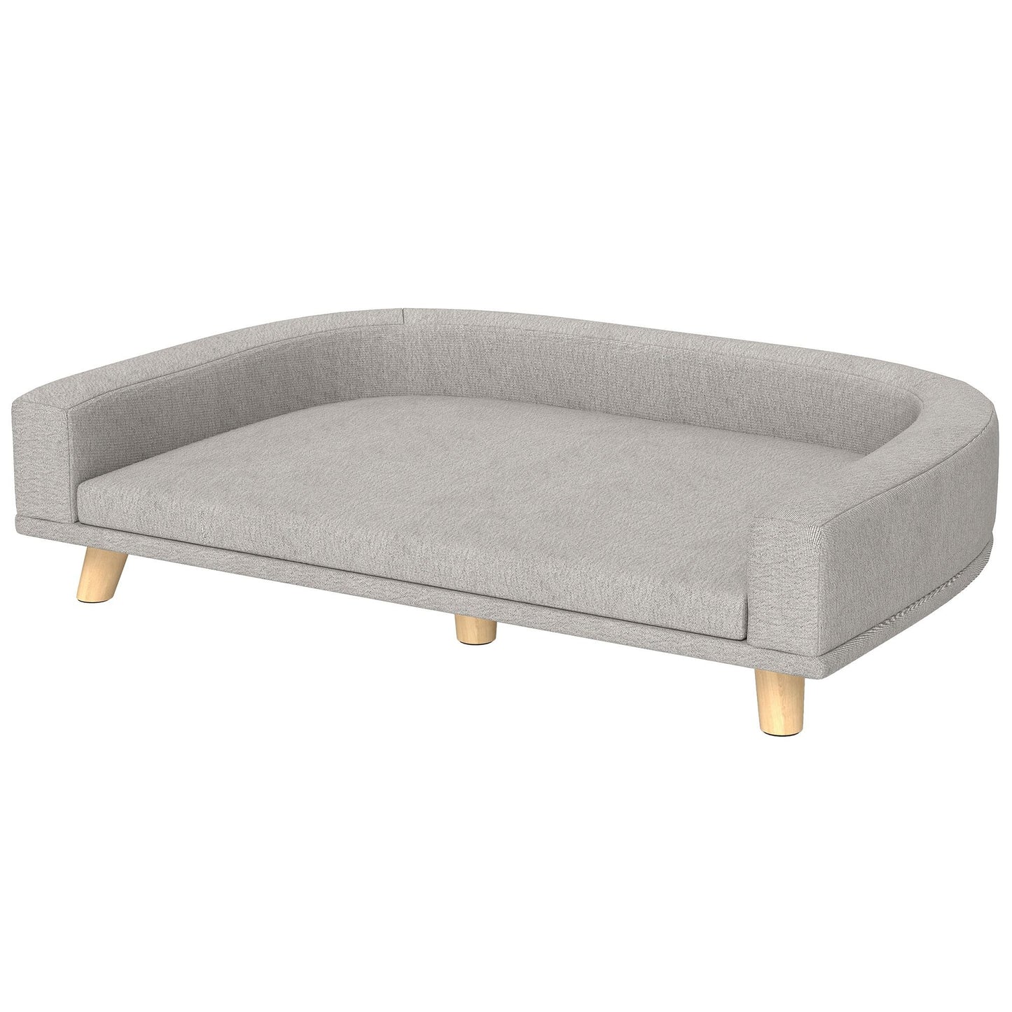 Sofa Dog Beds with Washable Cushion - Grey