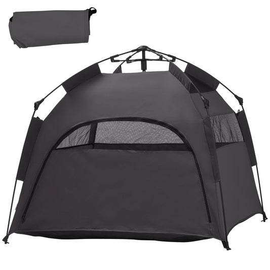 Pop Up Dog Tents with Carry Bag -  Dark Gray