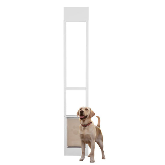 76-81 Inch Adjustable Slider Doggie Door Panel