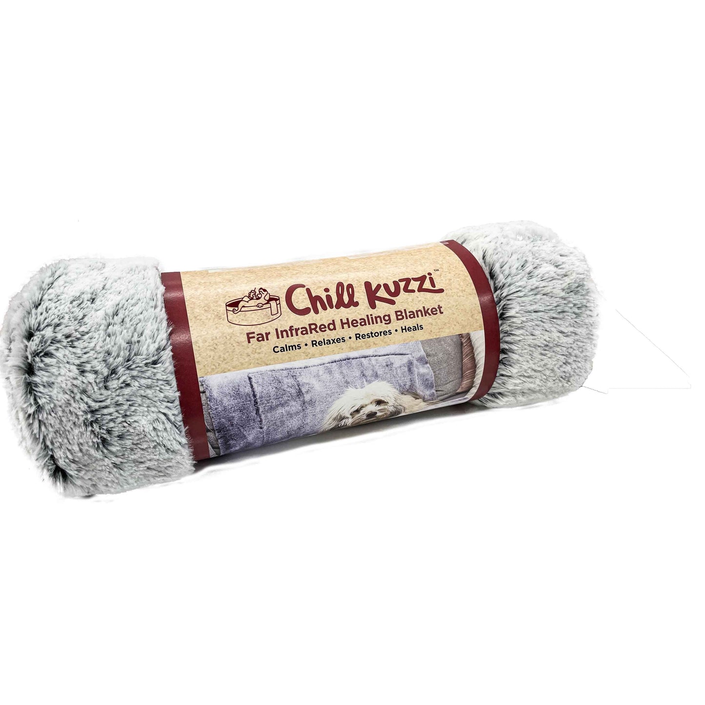 Chill Kuzzi Blanket with FIR bio-ceramic technology for pain relief and improved circulation