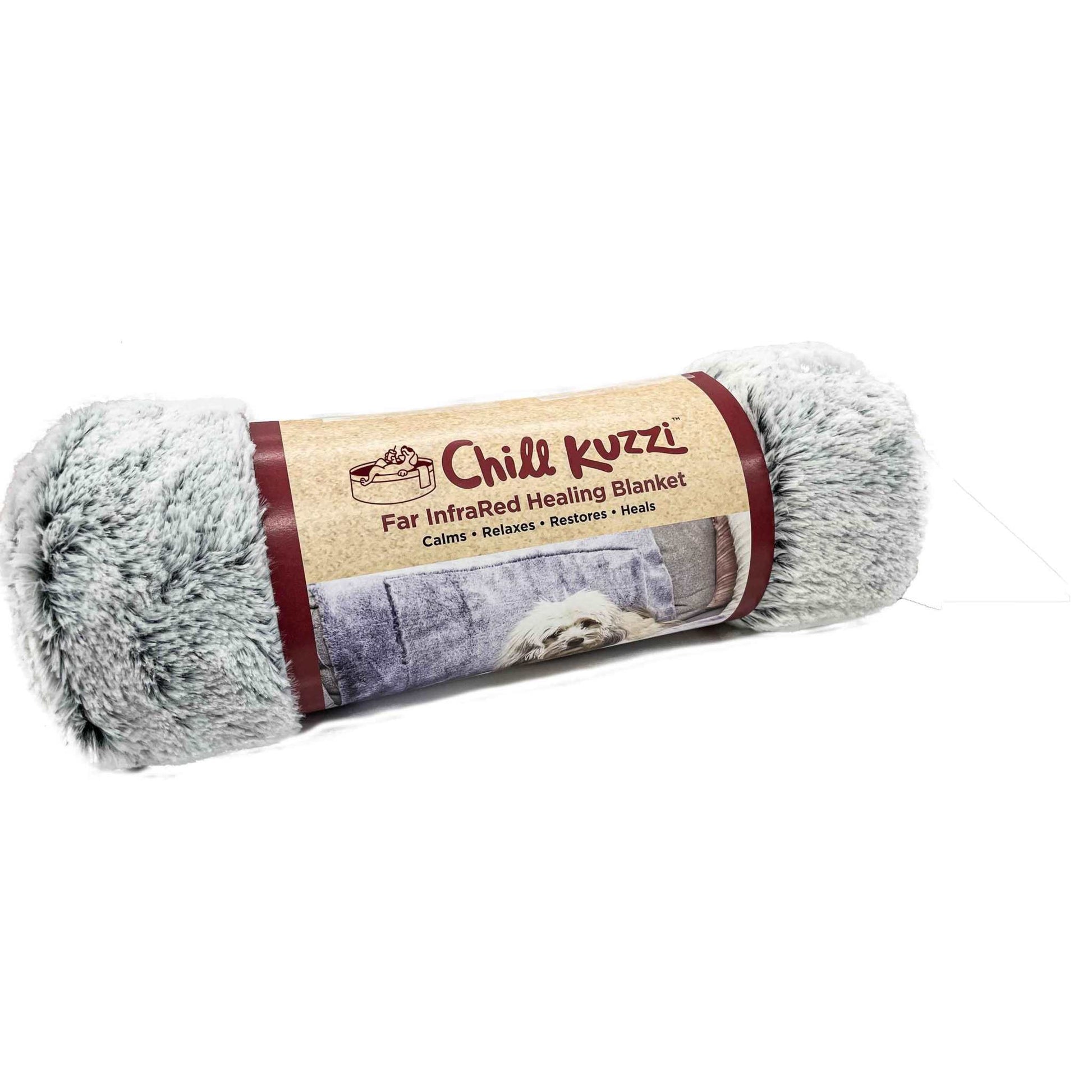 Chill Kuzzi Blanket with FIR bio-ceramic technology for pain relief and improved circulation