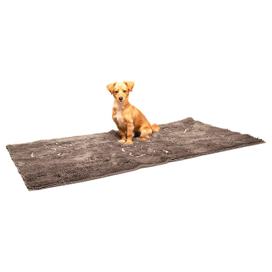 Dog Decor Runner microfiber mat trapping water and mud with super absorbent strands